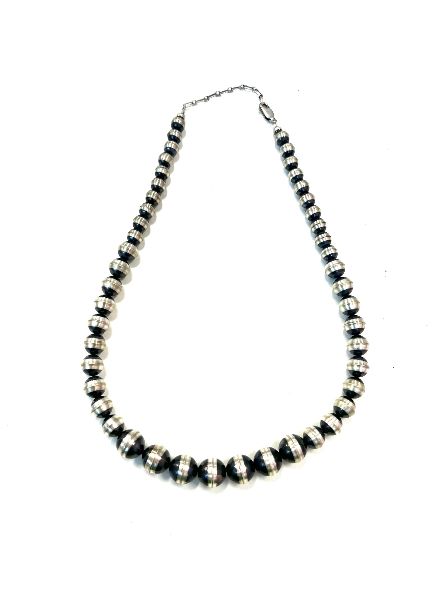 18” Sterling Pearls Graduated