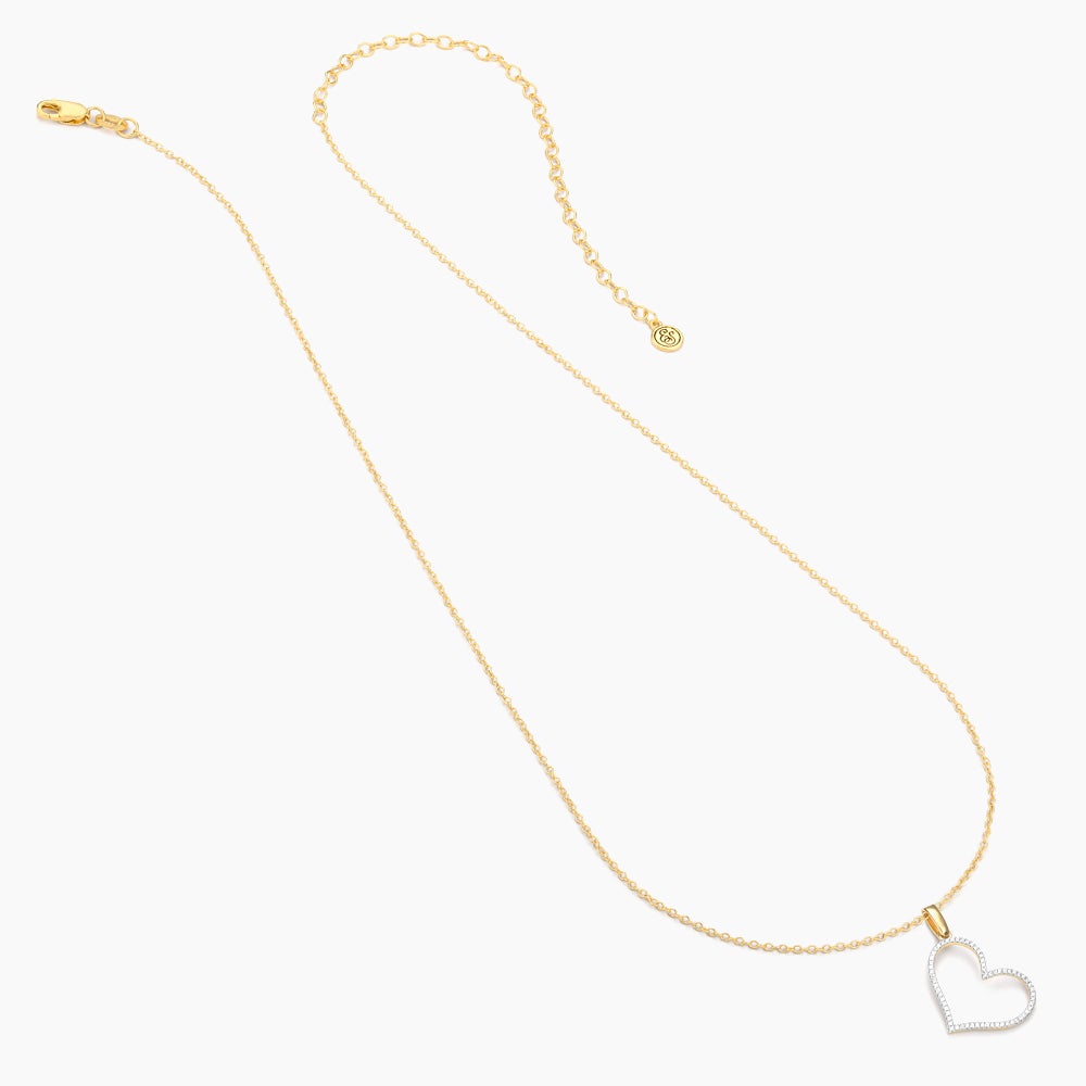 ES Genuine Heart Pendant Necklace