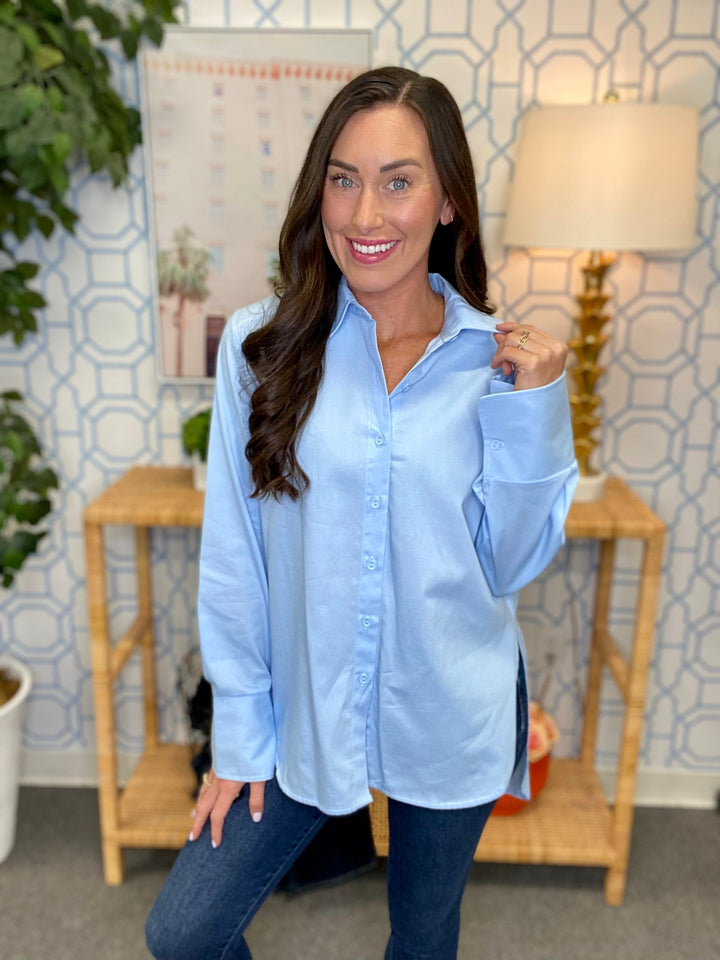 The Chambray Marley Top-AS