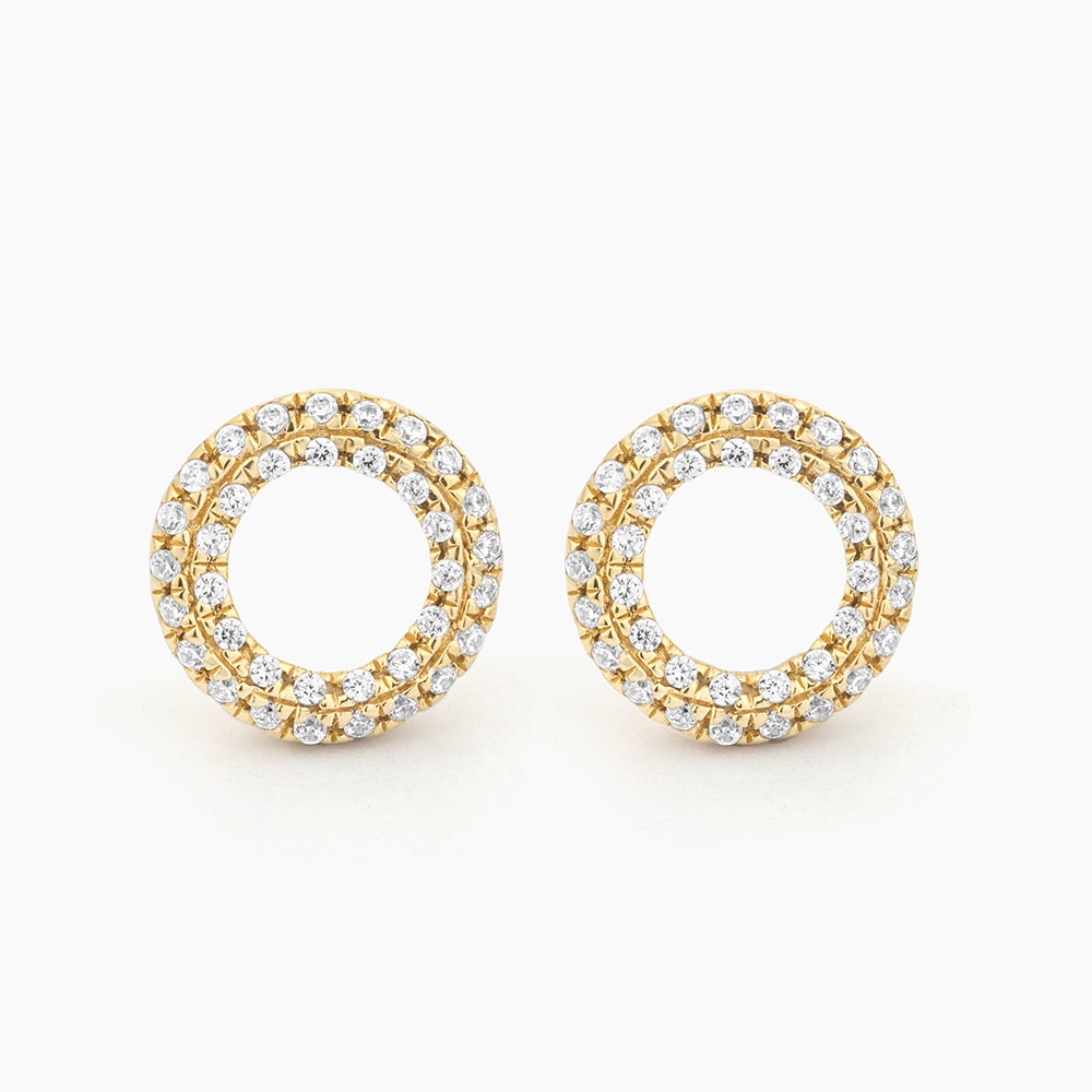 ES Sealed With A Kiss Stud Earrings