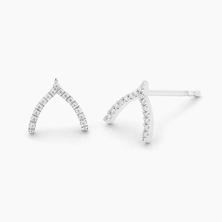 ES Wishbone Stud Earrings
