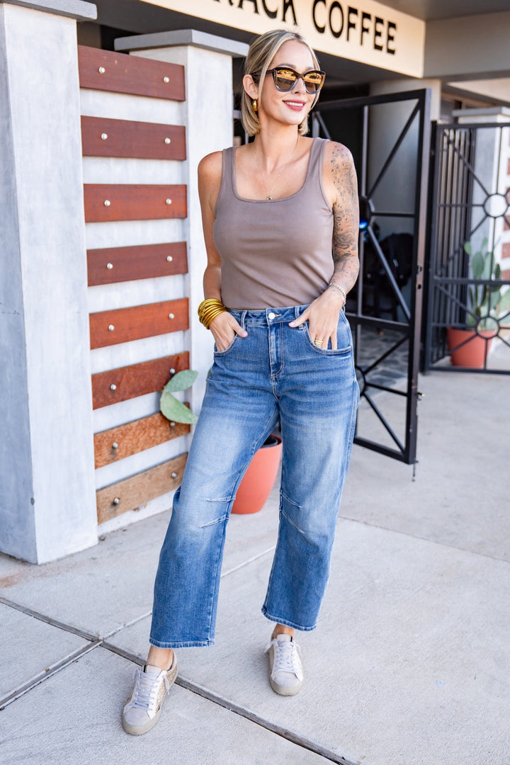 The Mica Barrel Jeans