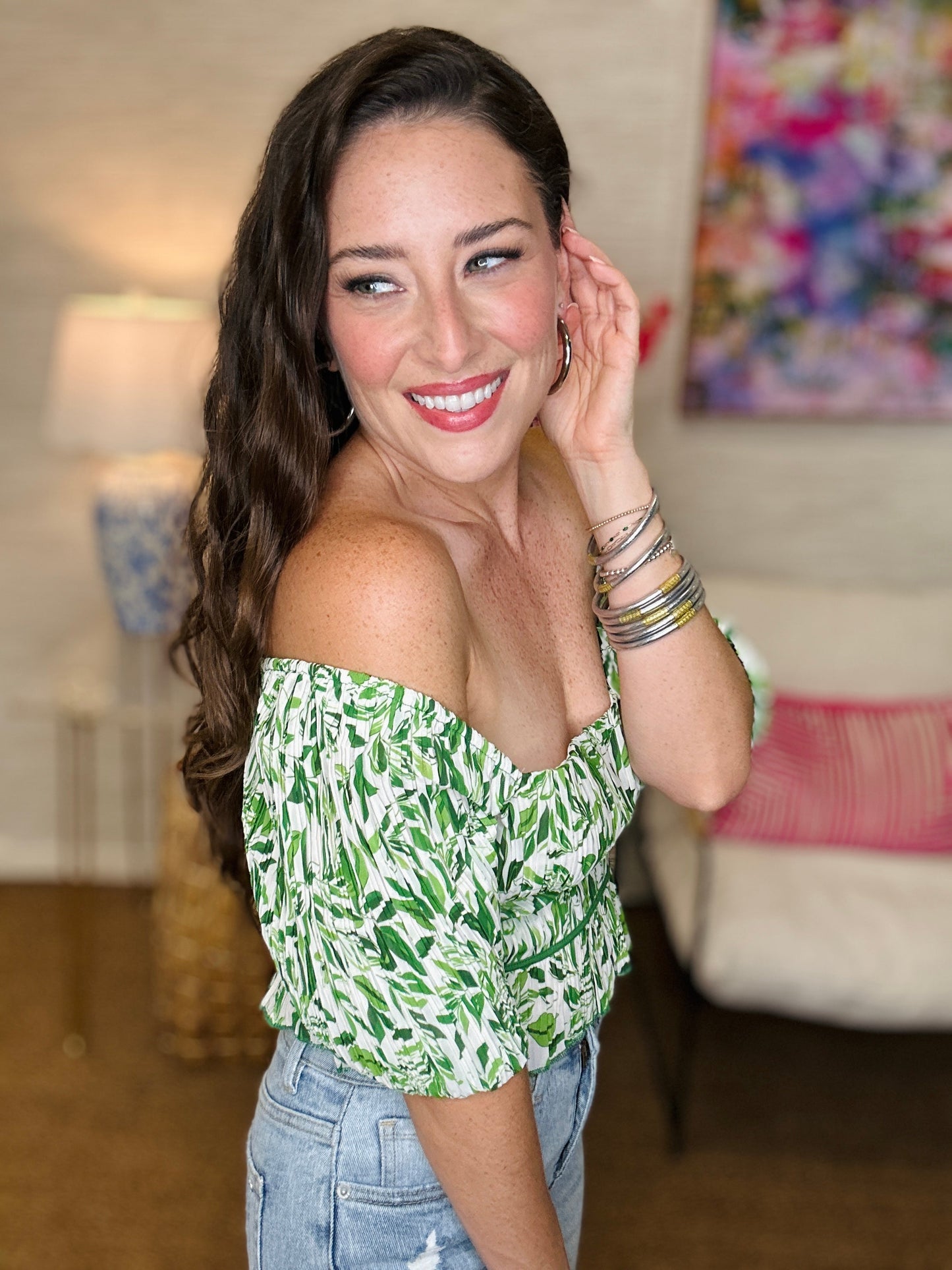 The Green Fern Top