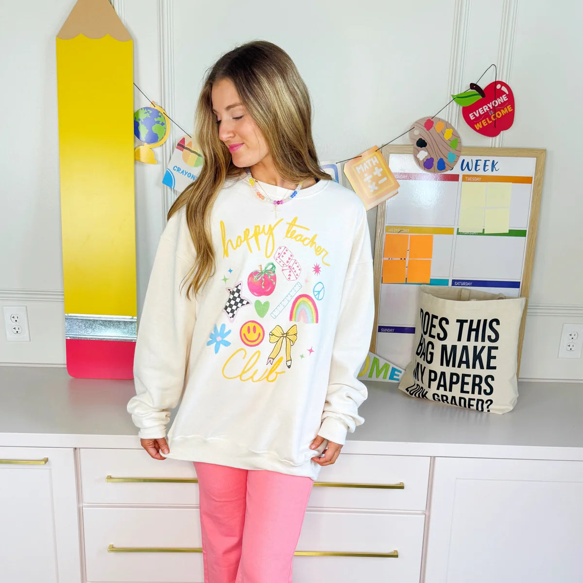 The Happy Teacher Club Sweatshirt