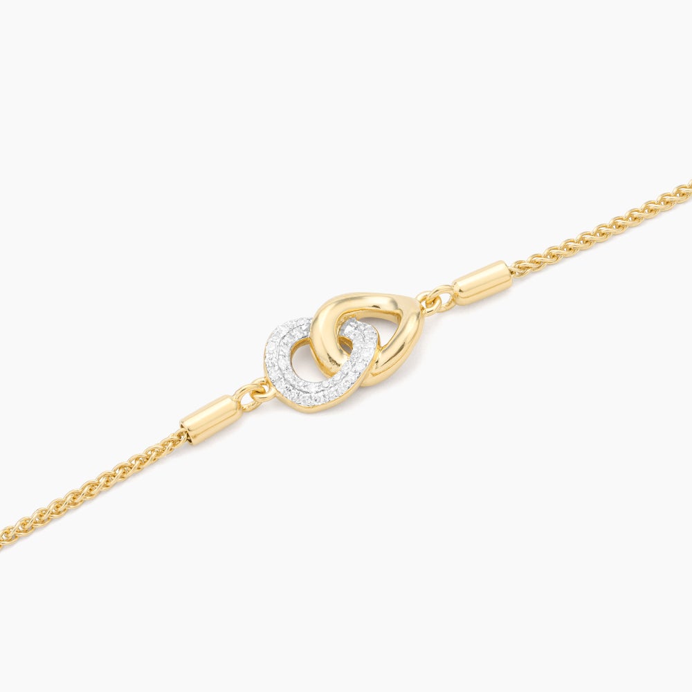 ES Entwined Discs Bolo Bracelet