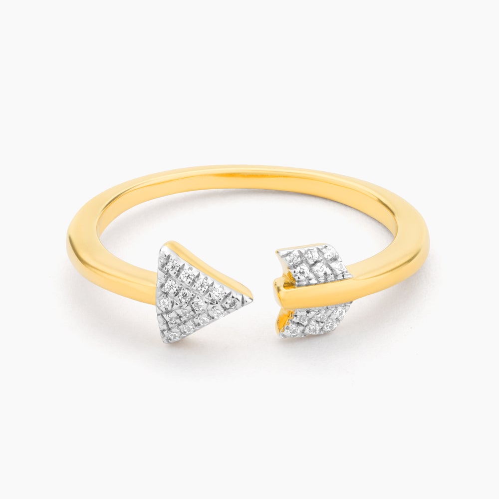 ES Arrow-Way Round Statement Ring