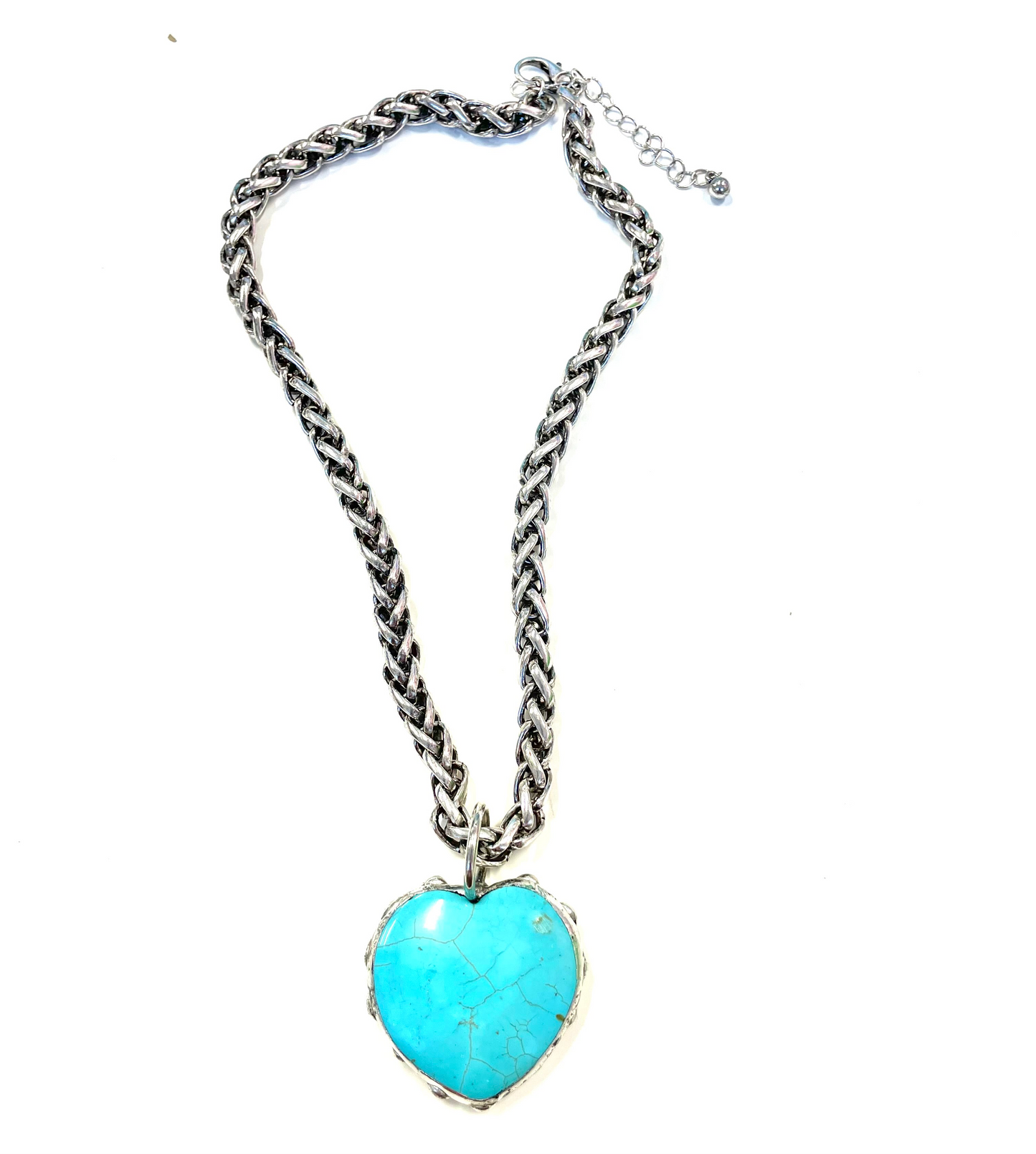 The Bright Heart On Silver Necklace- 2 Colors
