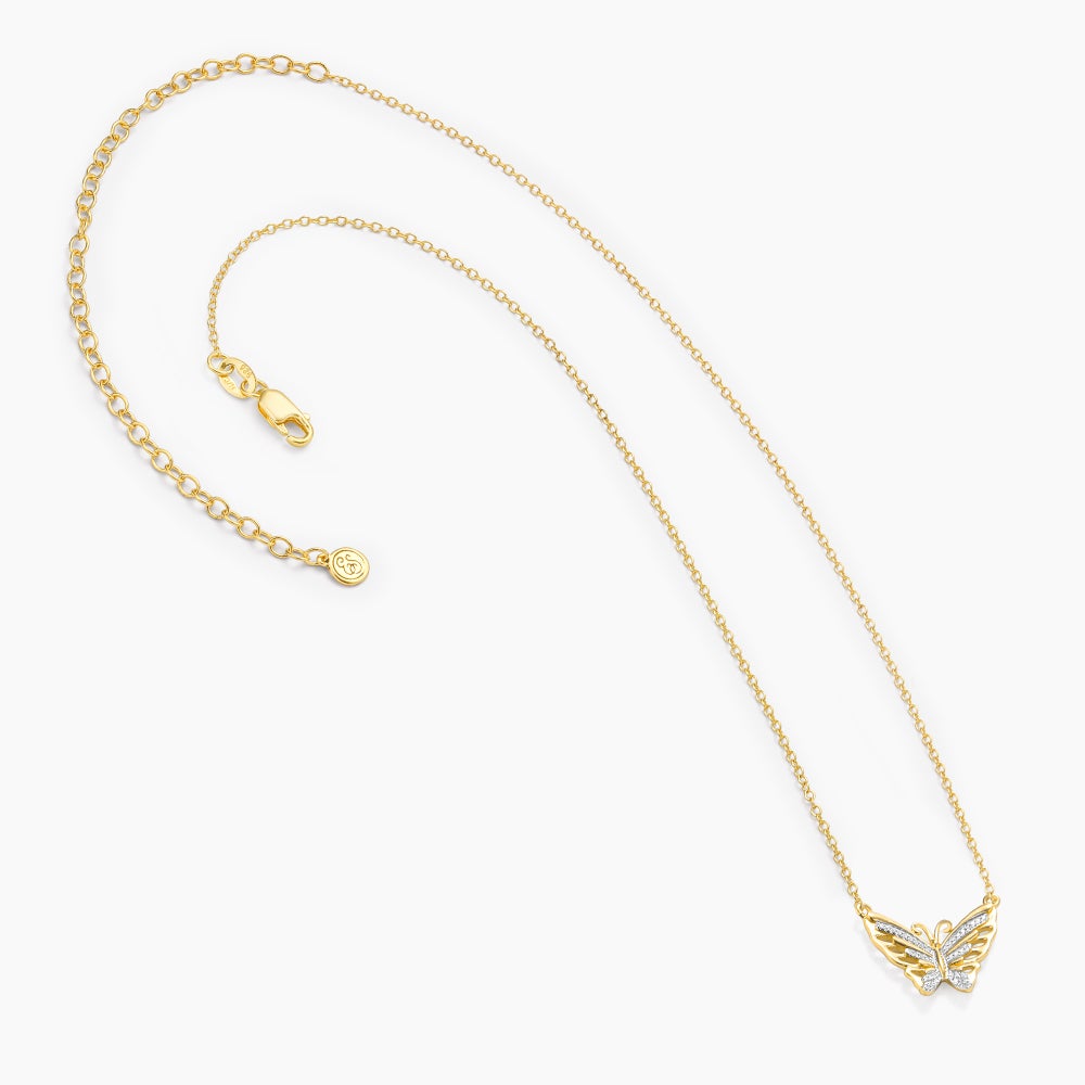 ES Beautiful Butterfly Pendant Necklace