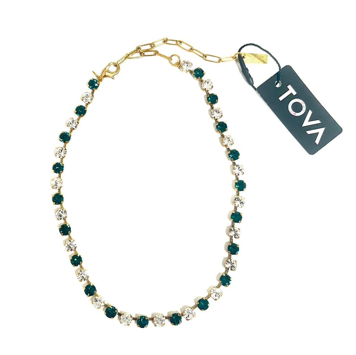 TOVA X PDA Sarina Necklace in Emerald