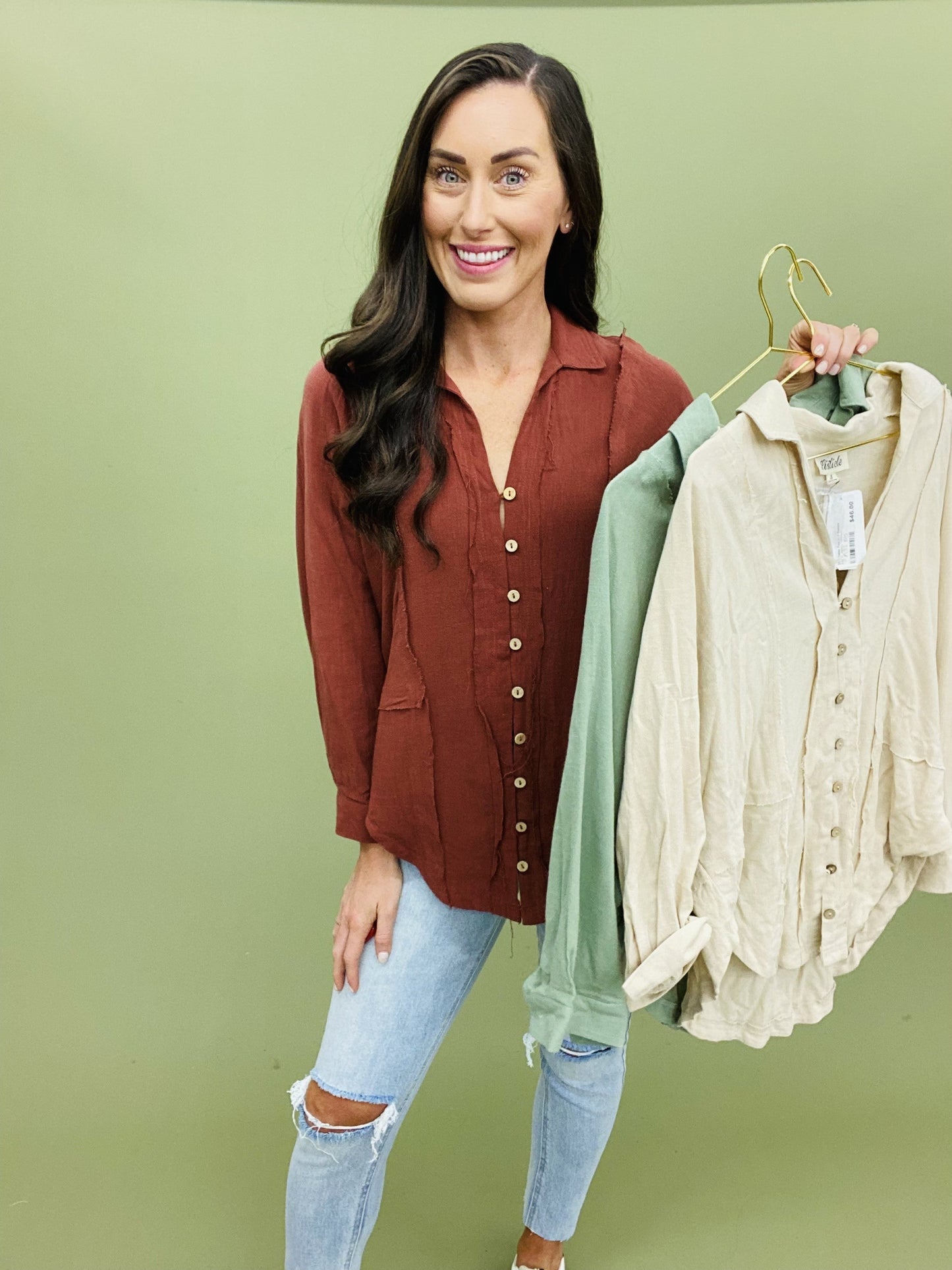 The Zaley Top in 3 Colors