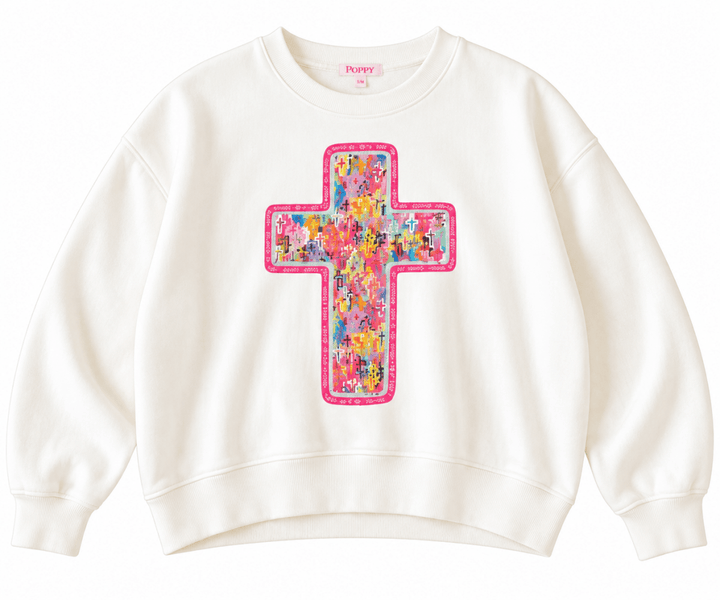 P&P Cross Collage Sweatshirt