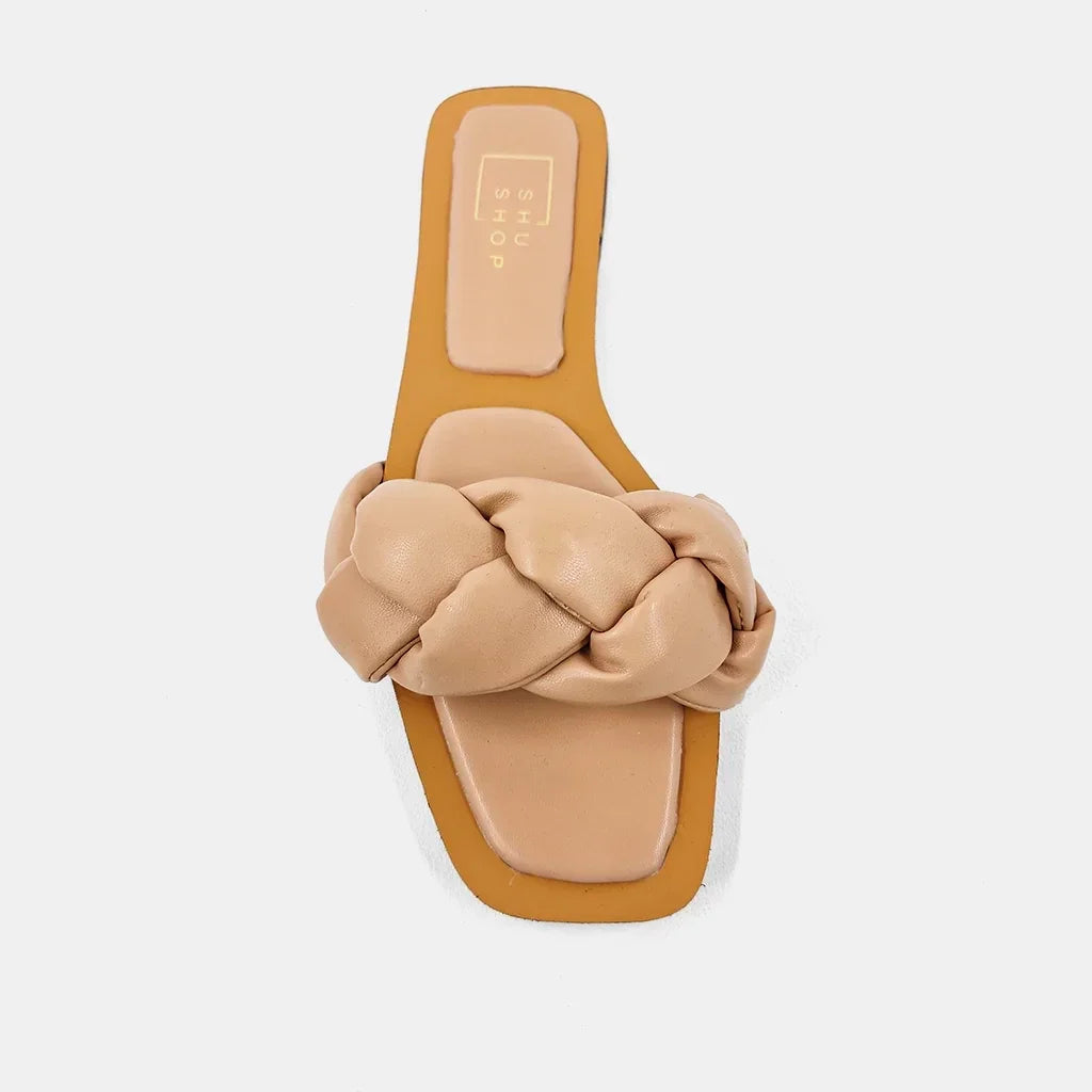 The Coleen Sandal in Nude