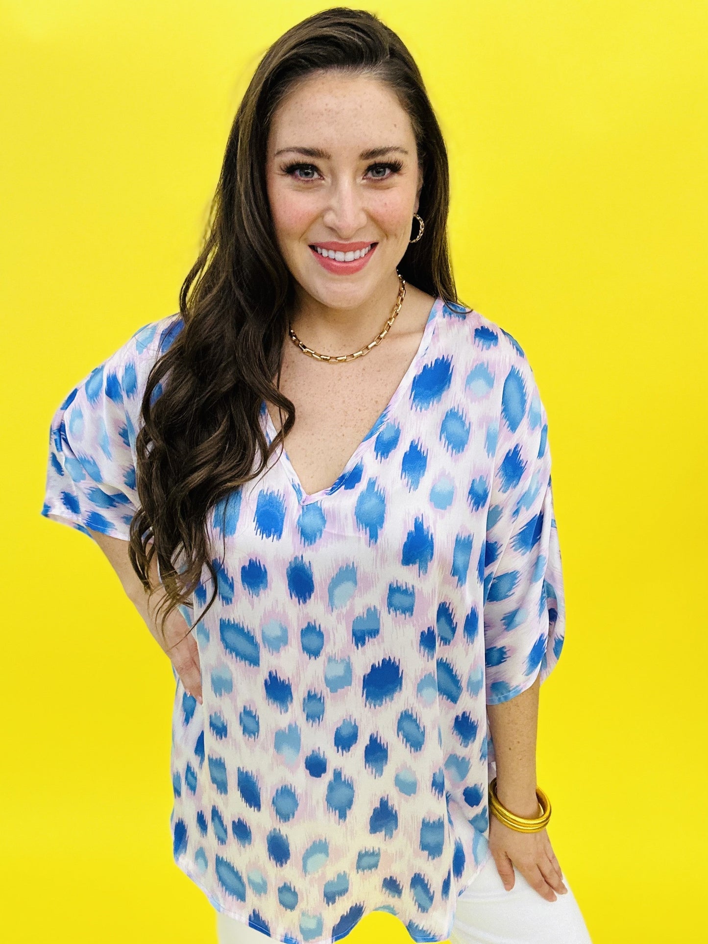 The Cotton Candy Crush Poncho Top - AS