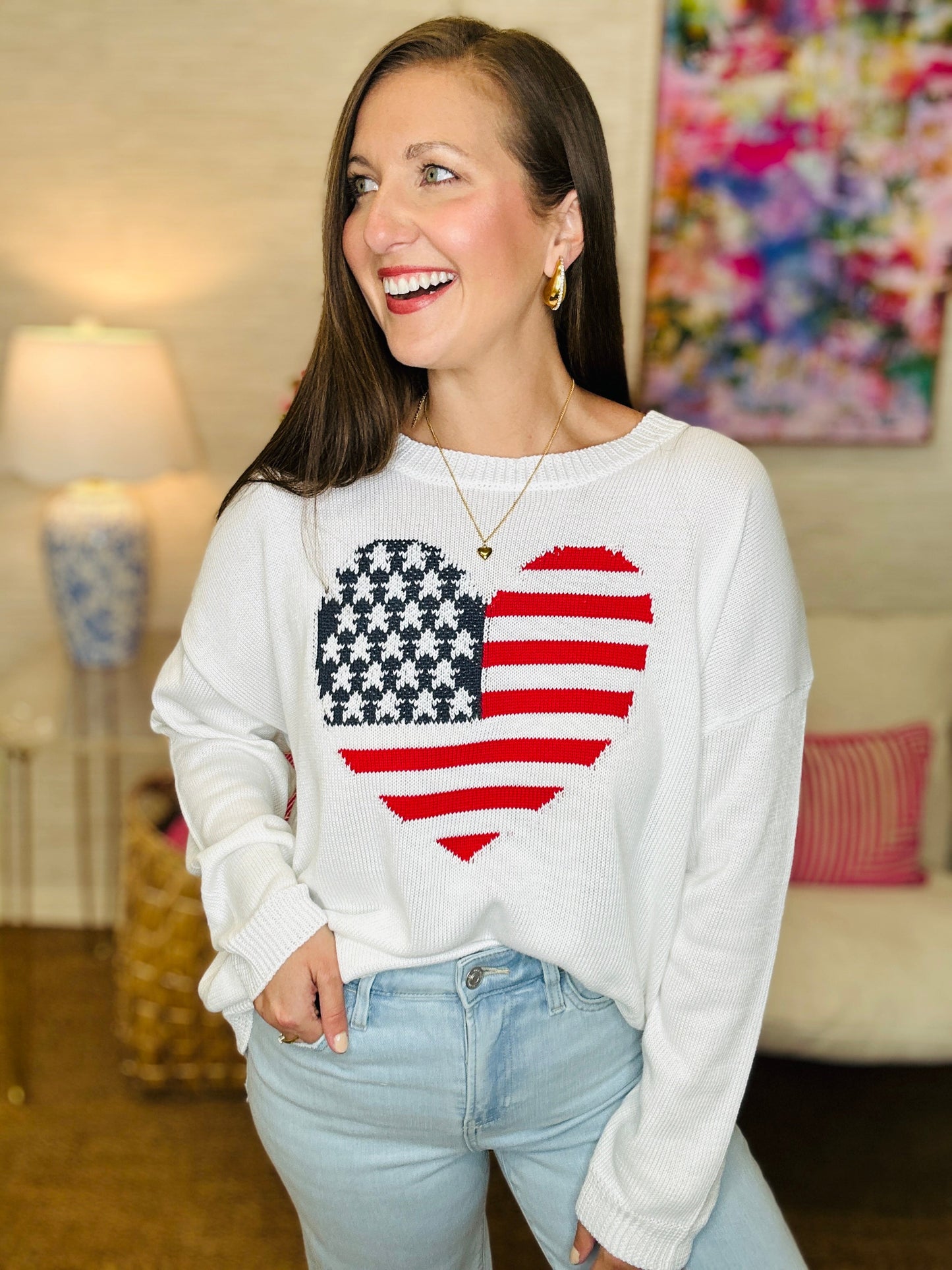 The Heart Flag Sweater
