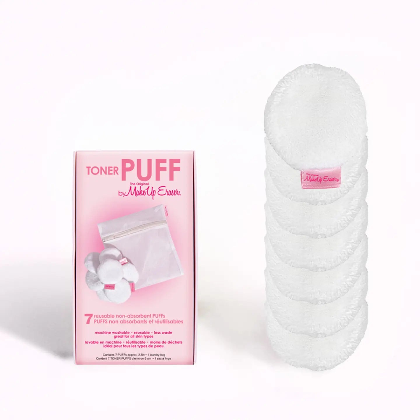The Toner Puff 7-Day Makeup Eraser Set