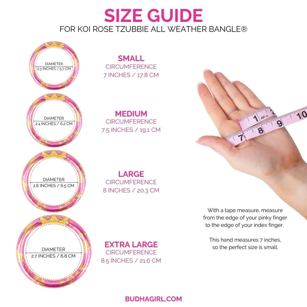 Koi Rose Tzubbie Bangle