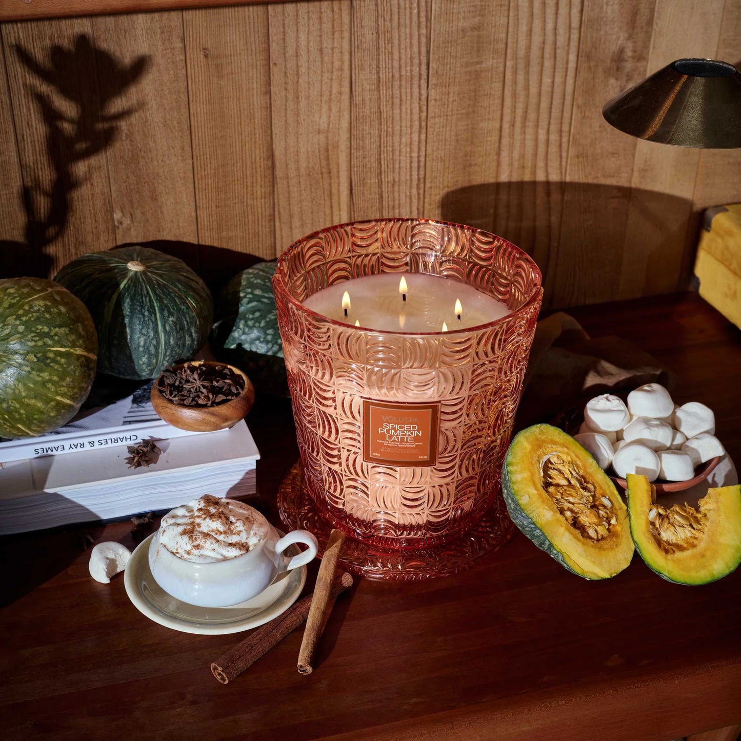Spiced Pumpkin Candles