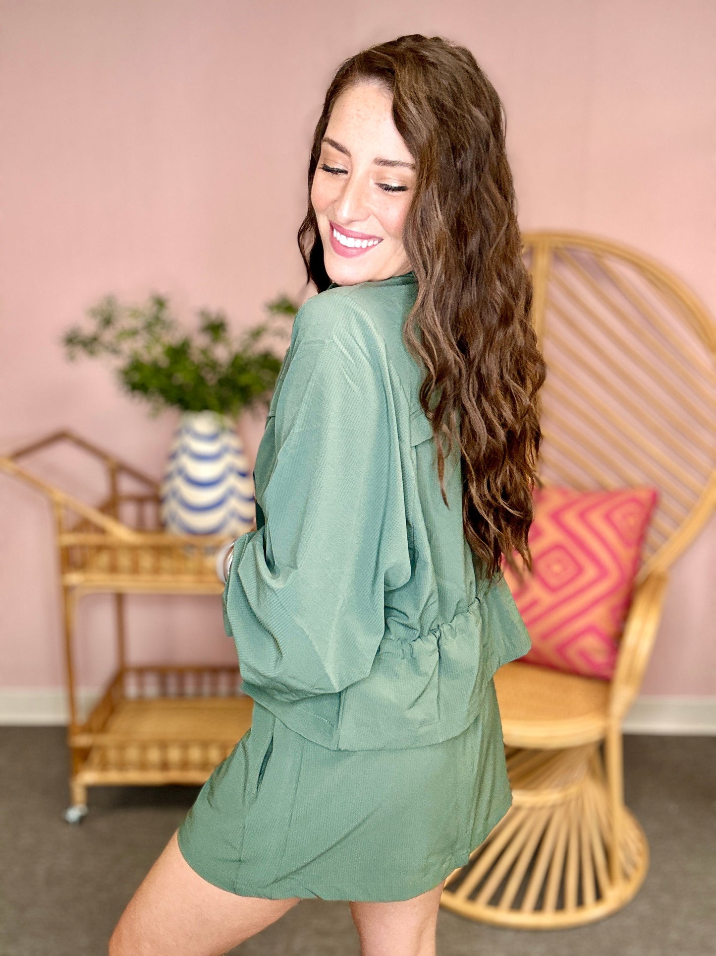 The Crinkle Rae Skort Set - AS