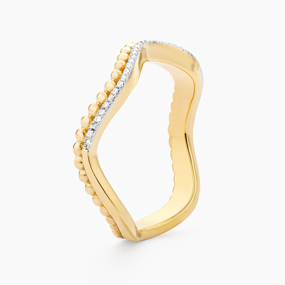 ES Wave of Life Stackable Ring