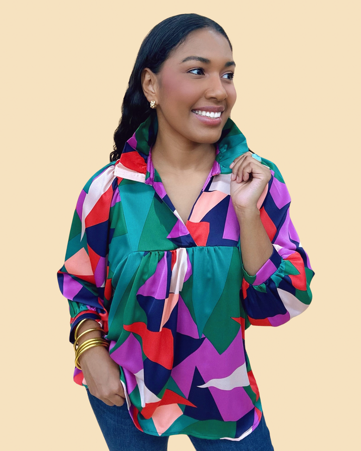 The Kaleidoscope Morgan Top - AS