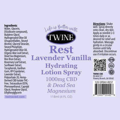 TWINE Hydrating Lotion Spray