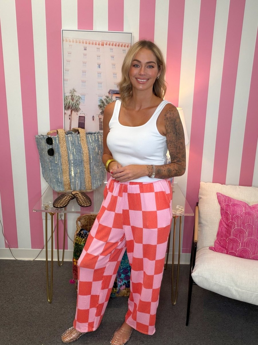 The Checkers Pants-4 Colors/AS