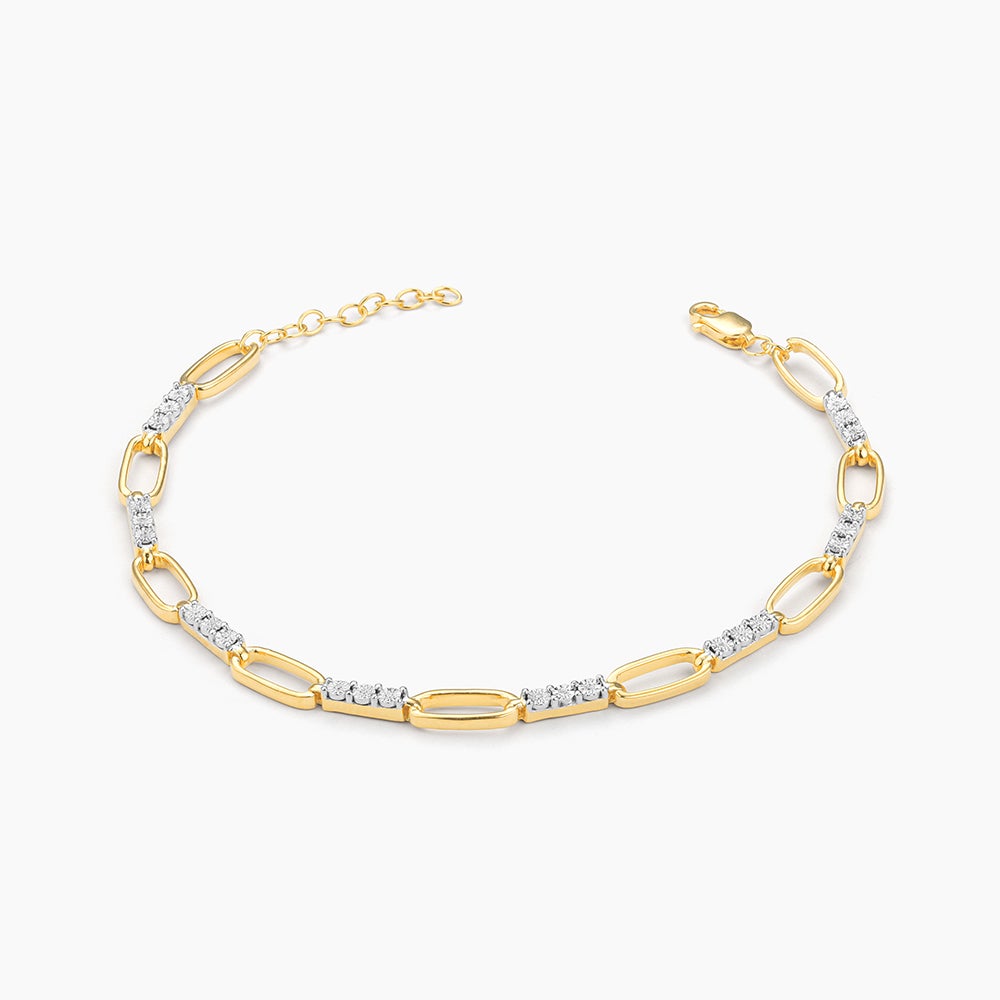 ES Interlinked Chain Bracelet