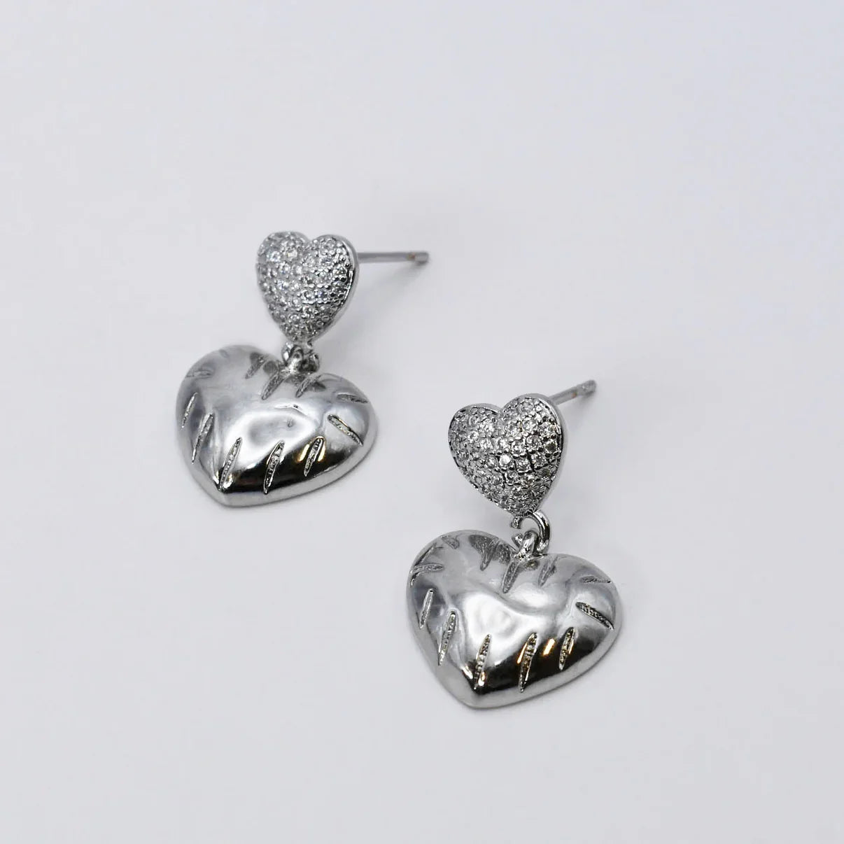 The Cupid Heart Studs