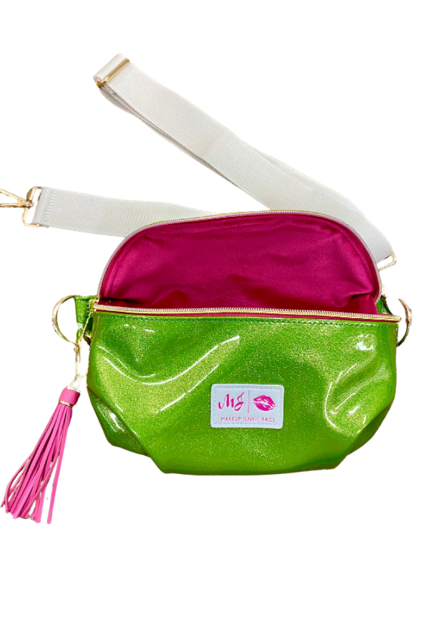 MJ Sidekick Bag-Glitter Limeade