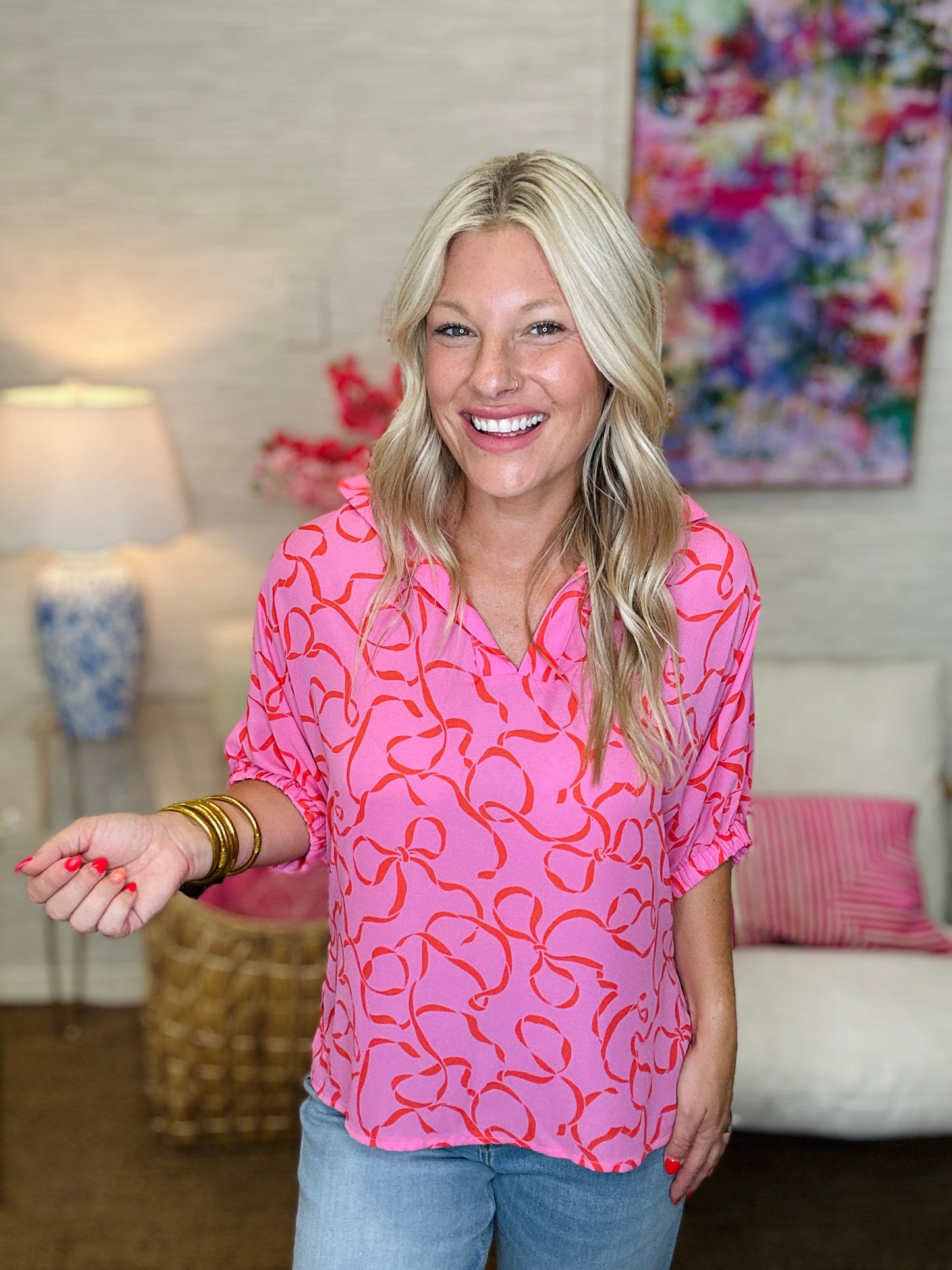 The Pretty in Bows Sloan Top