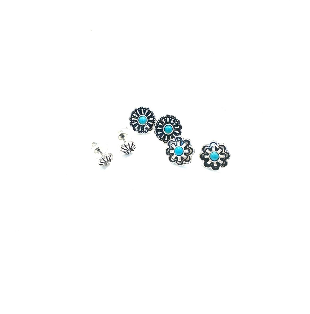 The Assorted Round Stud Trio