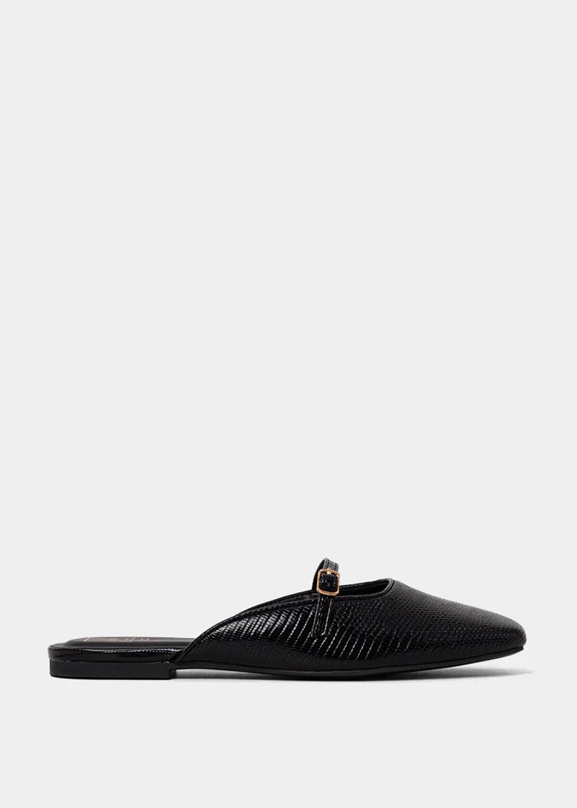 The Black Lizard Athena Flats