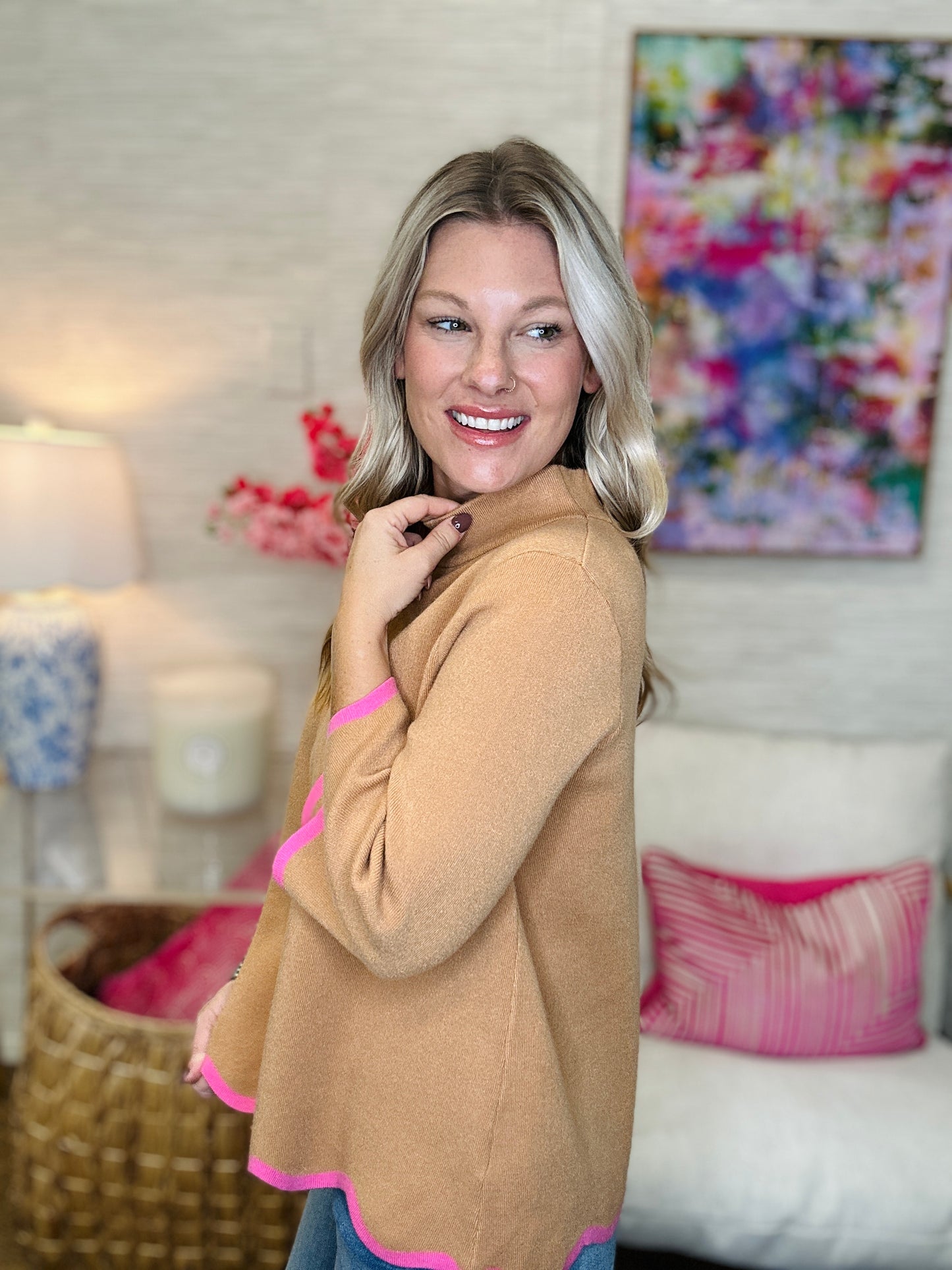 The Scallop Edge Sweater