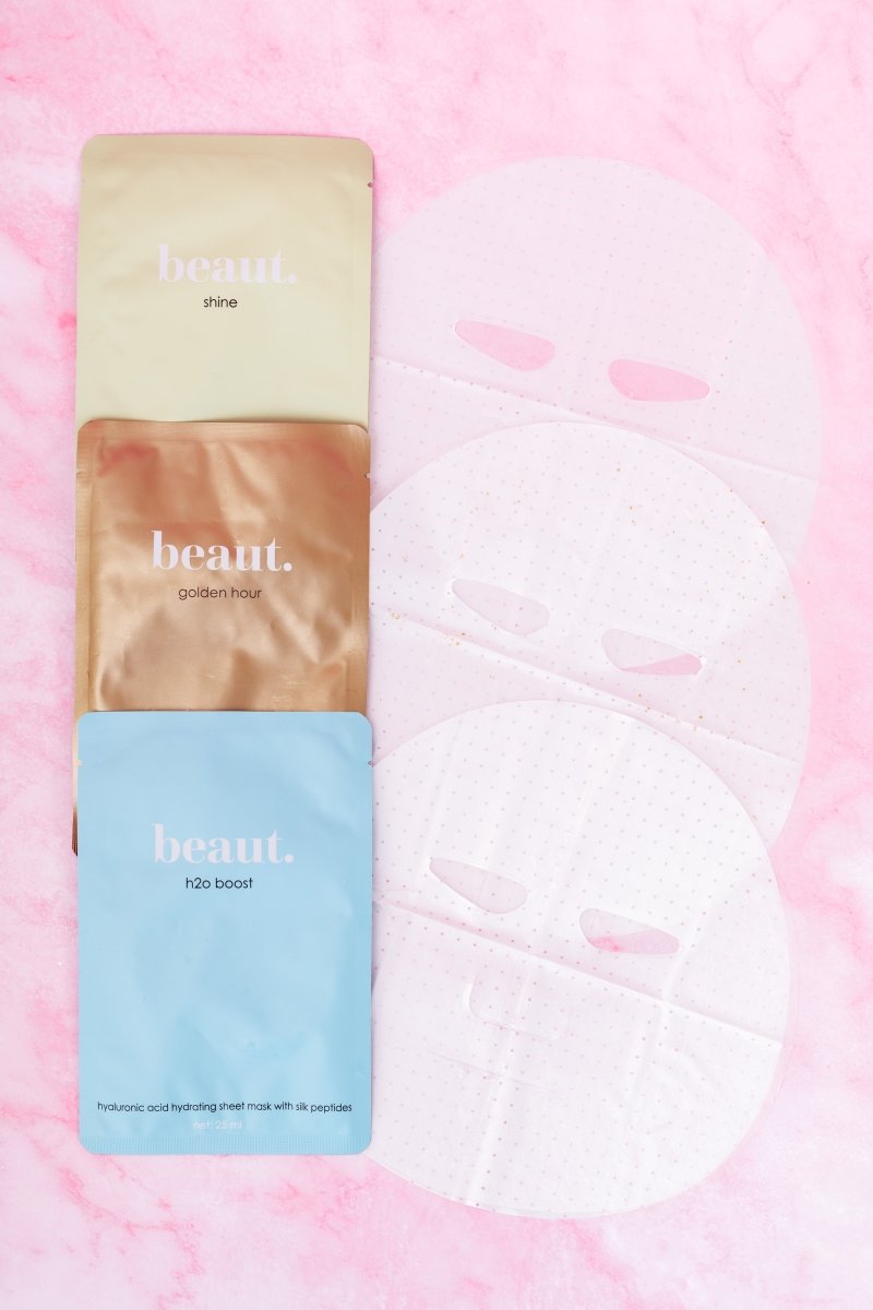 beaut. sheet masks (pack of 4)