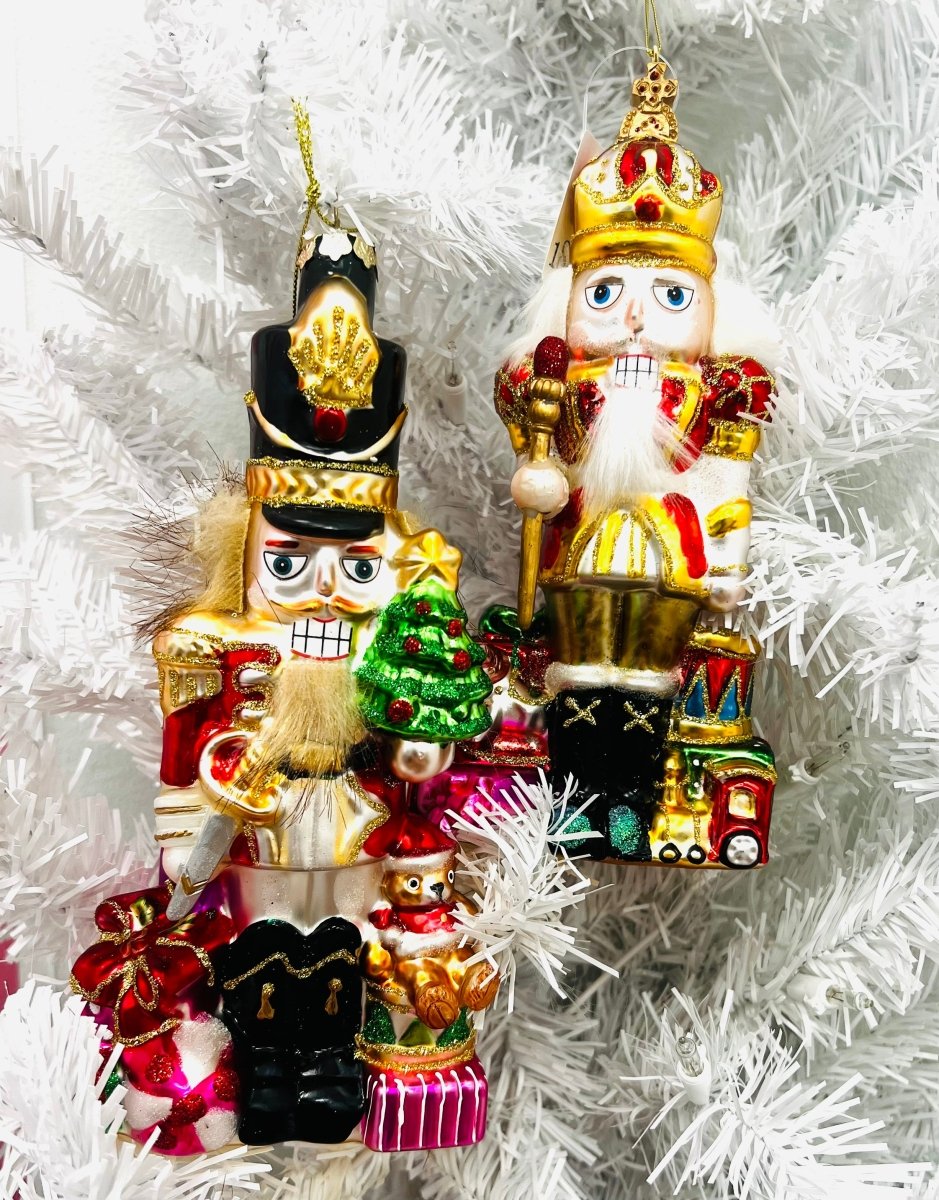 Nutcracker Ornament Duo