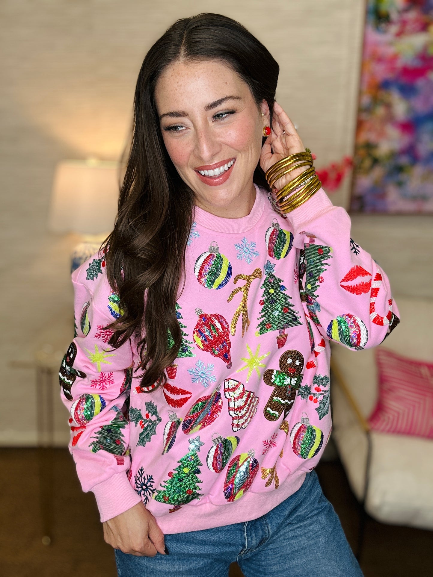 QOS Christmas Icons Sweatshirt