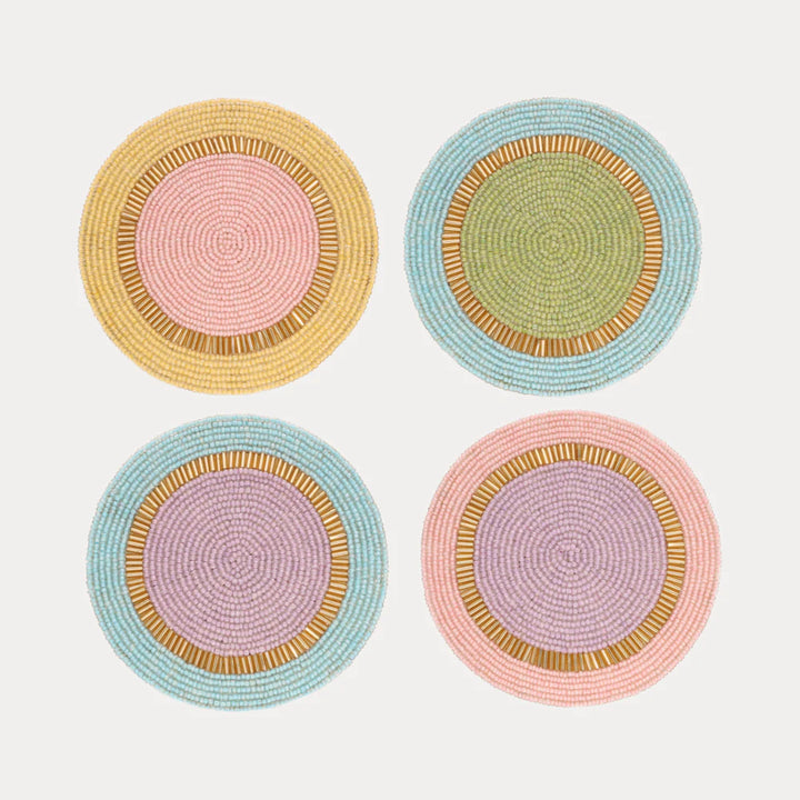 Pastel Gumdrop Coasters- Set of 4