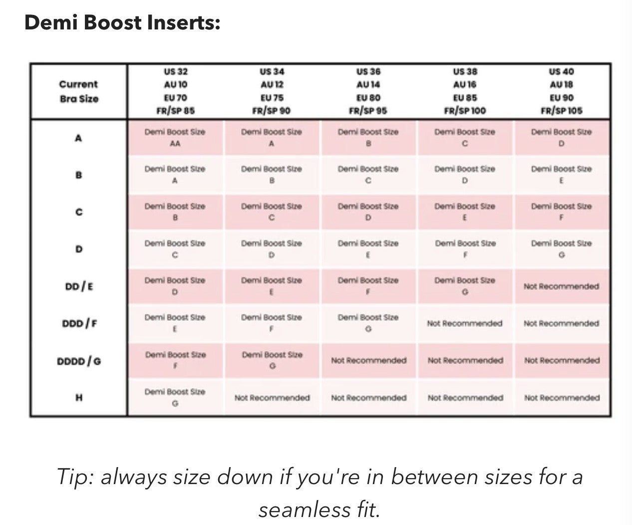 Boomba Demi Boost Inserts