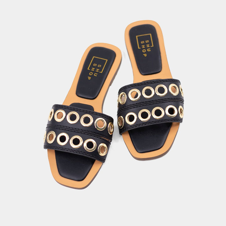 The Black Codie Sandals