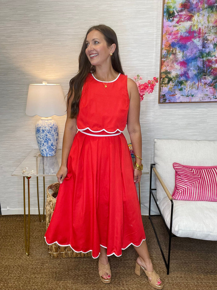 The Bel-Aire Midi in Red