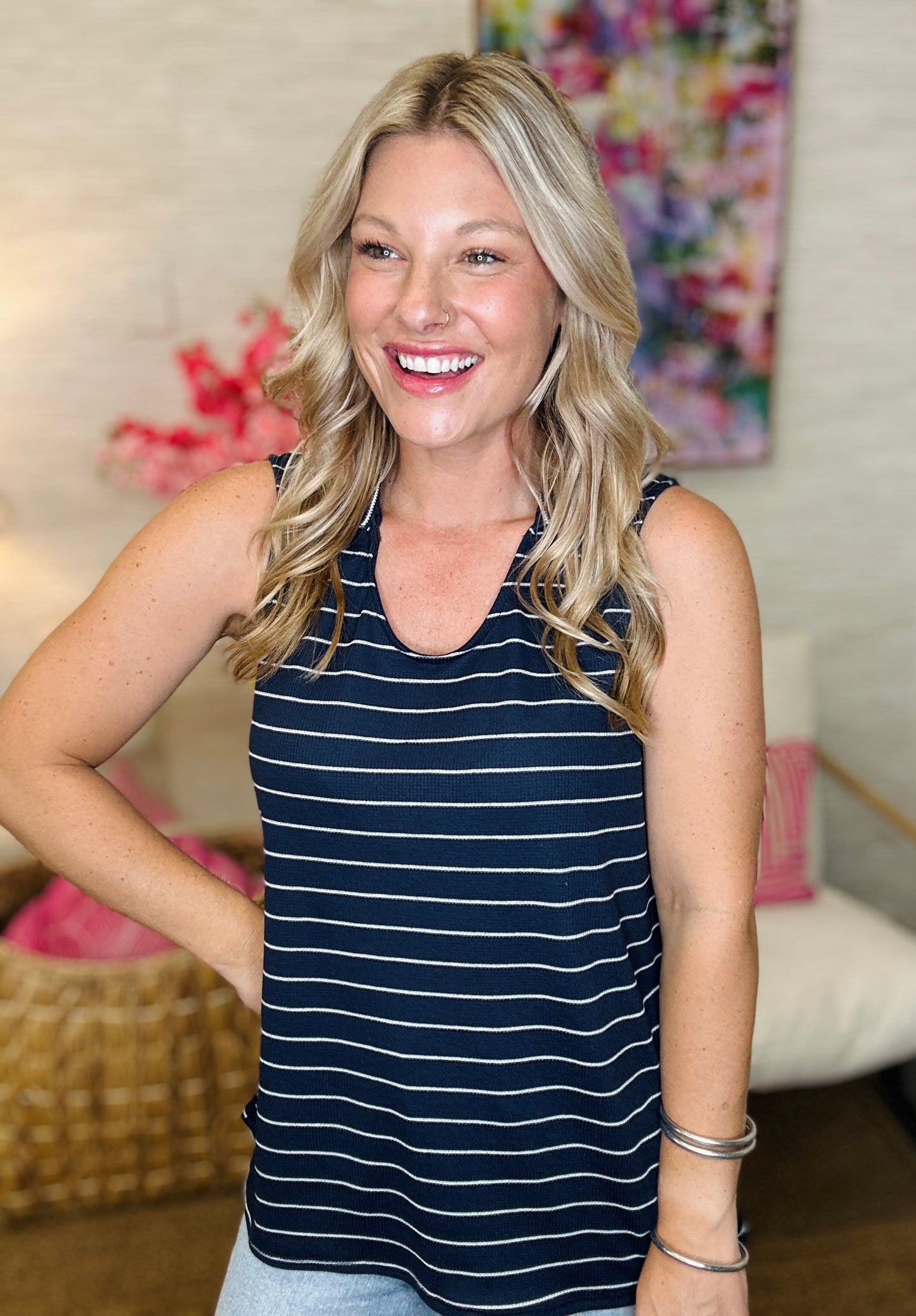 The Stripe Sam Tank - 3 Colors