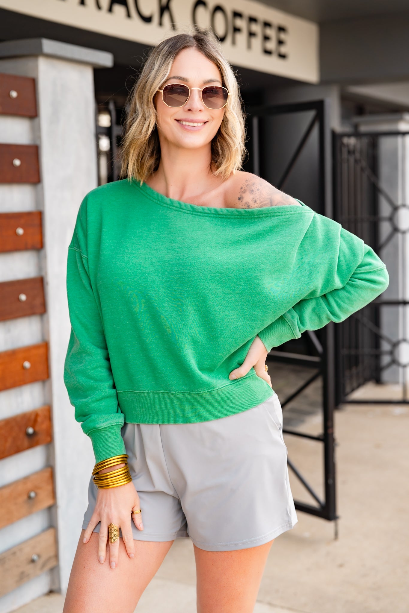 The Buckley Kat Slouch Pullover-5 Colors