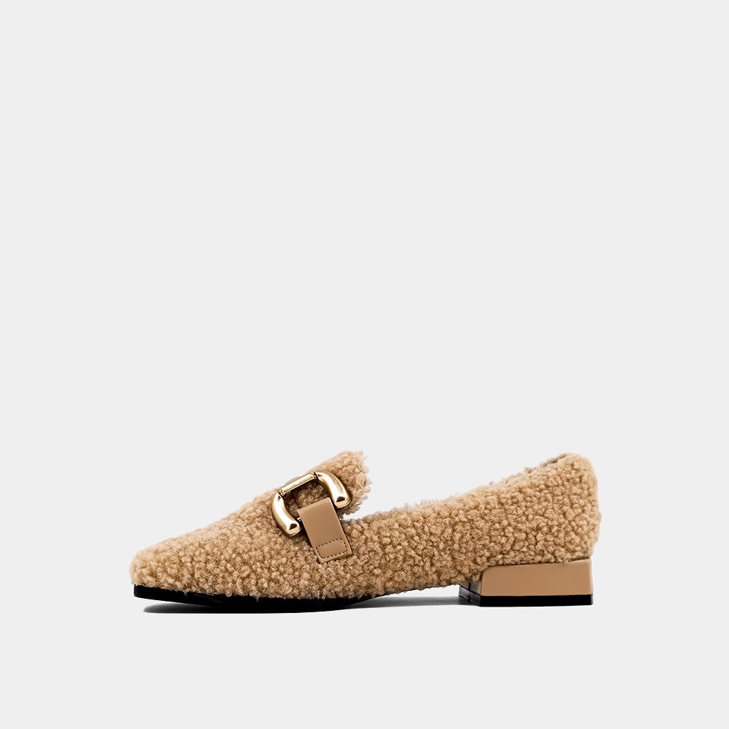 The Beige Therese Loafers