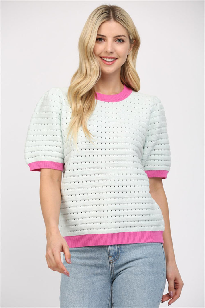 The Casual Contrast Top