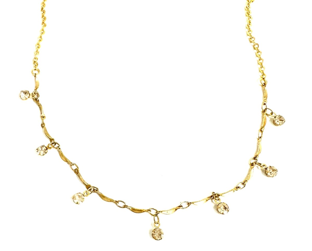 The Crystal Scalloped Necklace