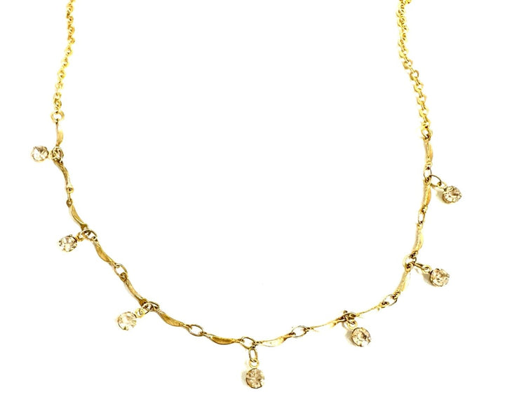 The Crystal Scalloped Necklace