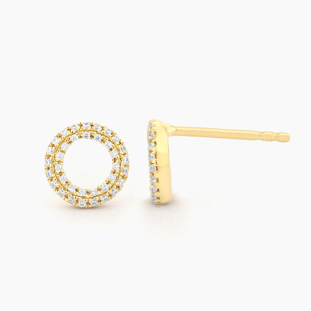 ES Sealed With A Kiss Stud Earrings