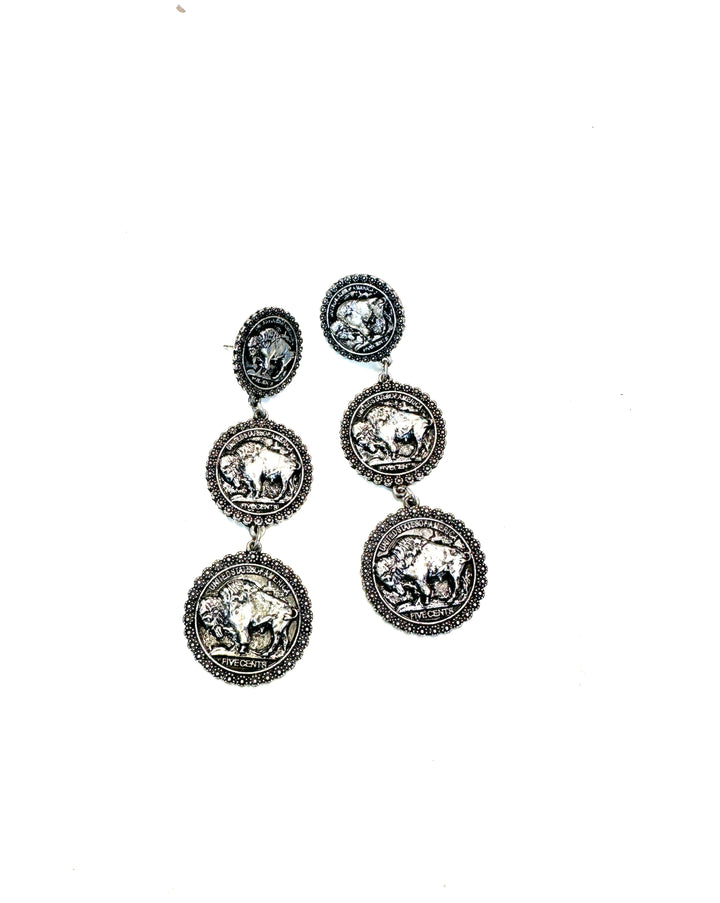 The Trio Buffalo Earrings