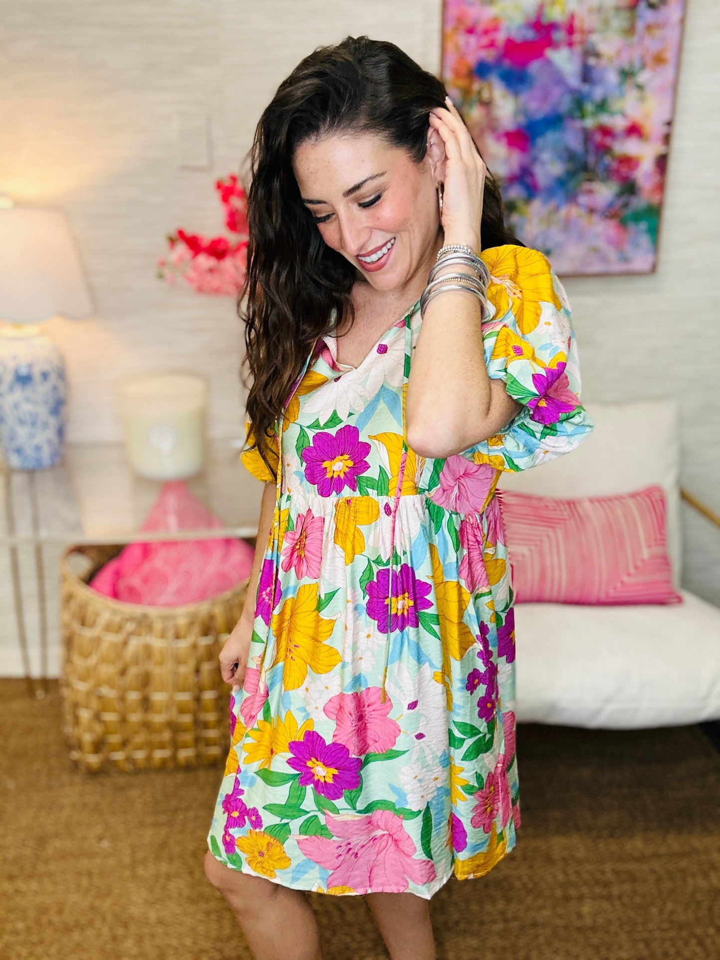 The Sabrina Dress in Mint