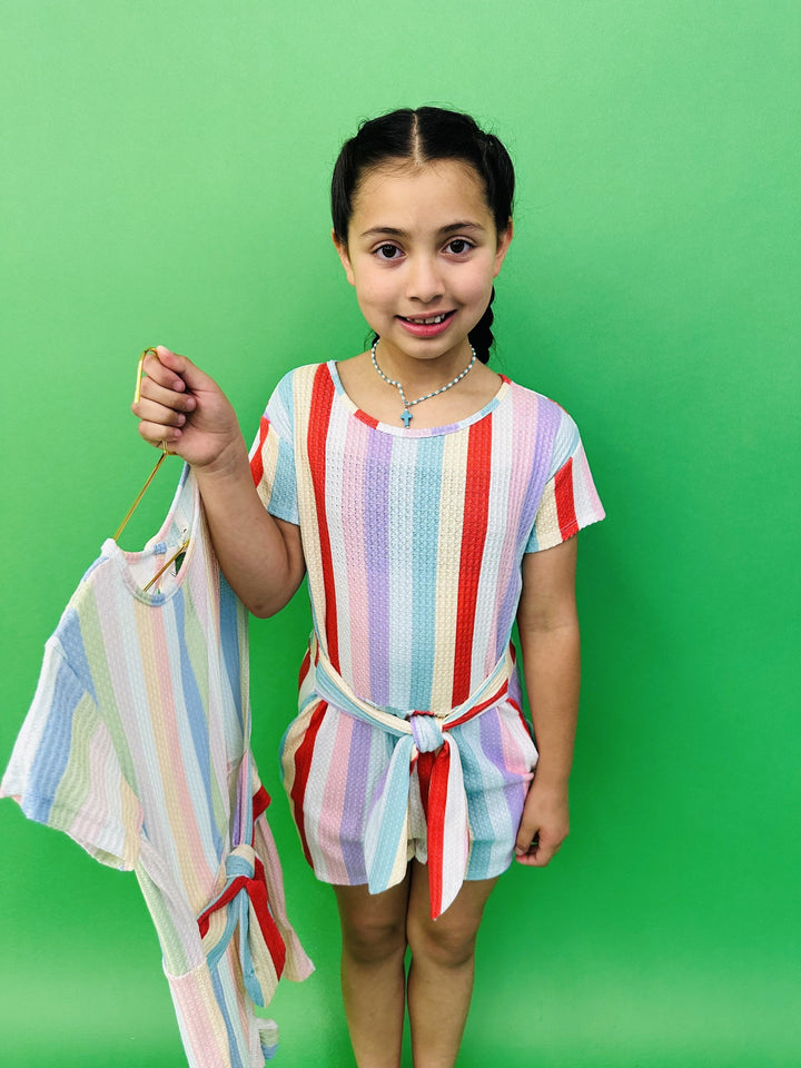 KIDS Waffle Romper in 2 Colors